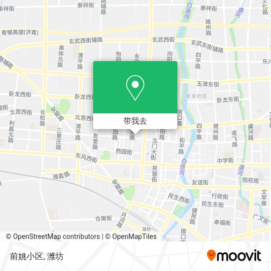 前姚小区地图
