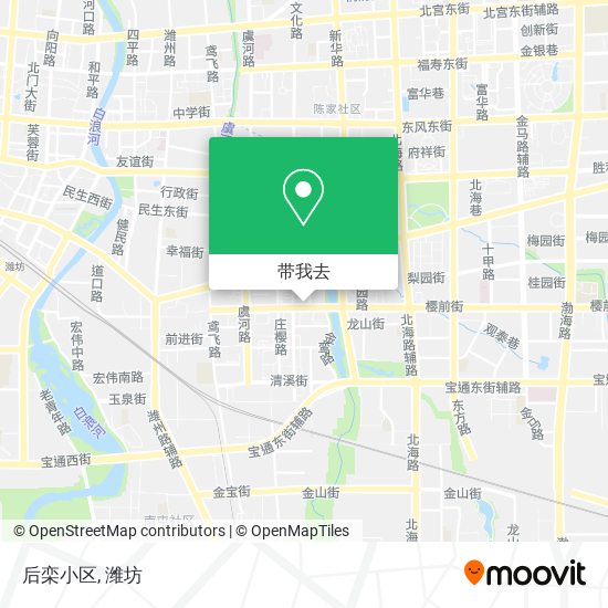 后栾小区地图