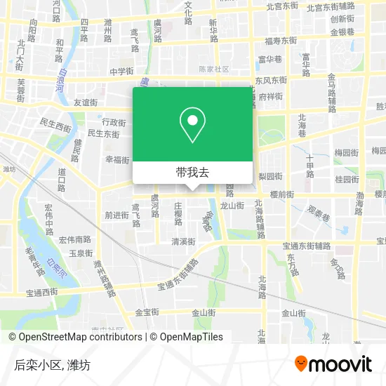 后栾小区地图