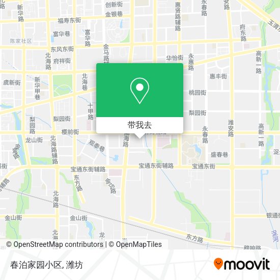 春泊家园小区地图