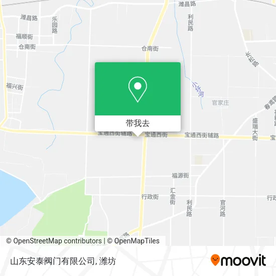 山东安泰阀门有限公司地图