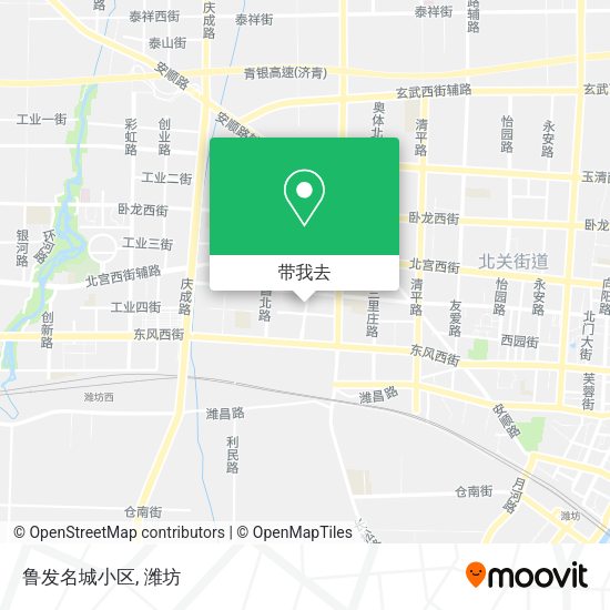 鲁发名城小区地图