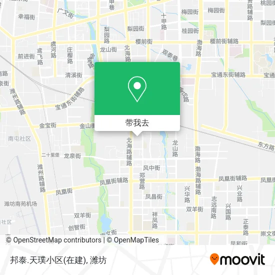邦泰.天璞小区(在建)地图