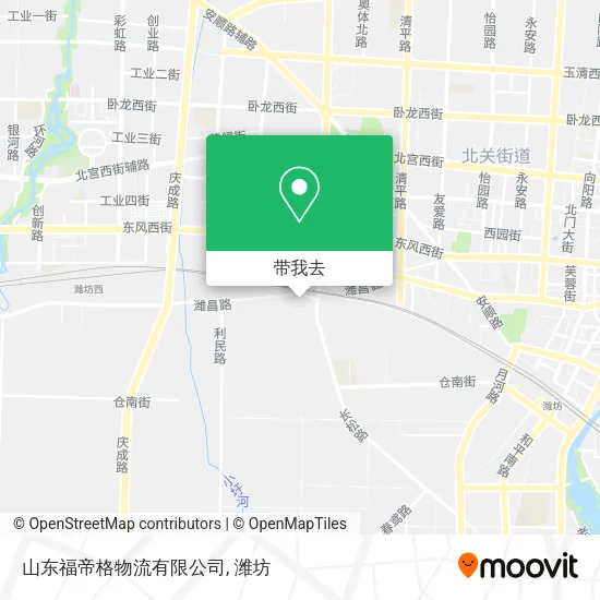 山东福帝格物流有限公司地图