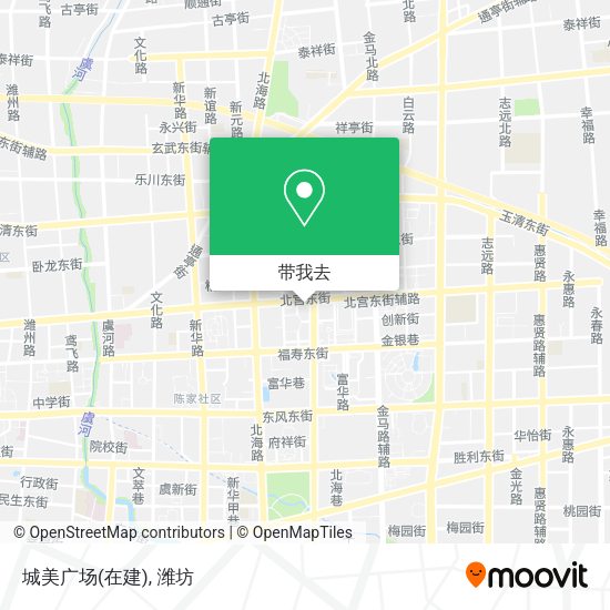 城美广场(在建)地图