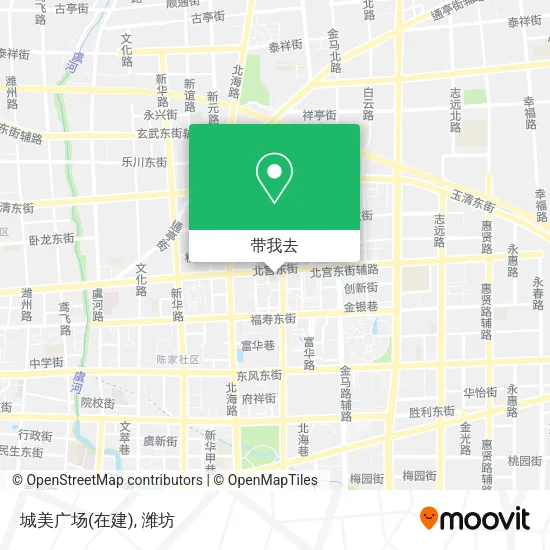 城美广场(在建)地图