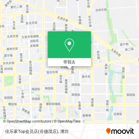 佳乐家Top会员店(谷德茂店)地图