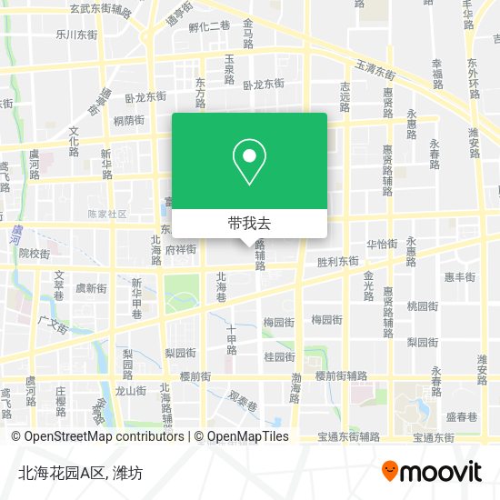 北海花园A区地图