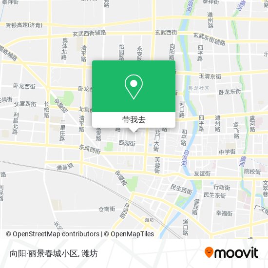 向阳·丽景春城小区地图