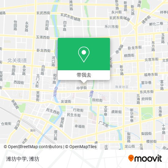 潍坊中学地图