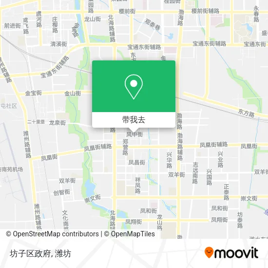 坊子区政府地图