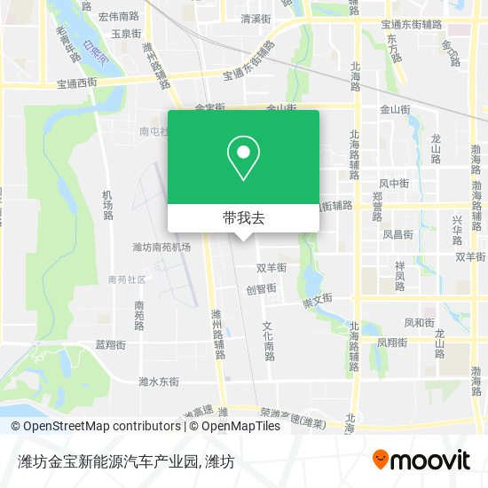 潍坊金宝新能源汽车产业园地图