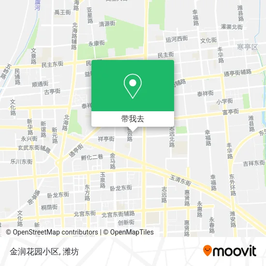 金润花园小区地图