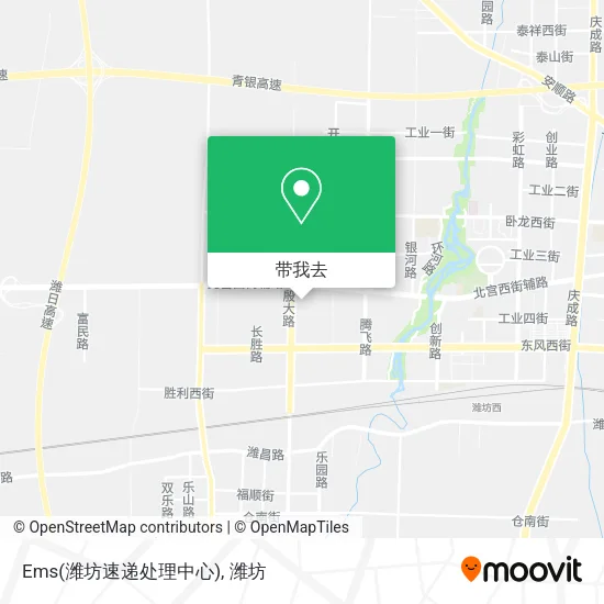 Ems(潍坊速递处理中心)地图