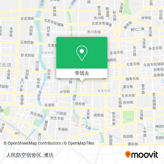 人民防空宿舍区地图