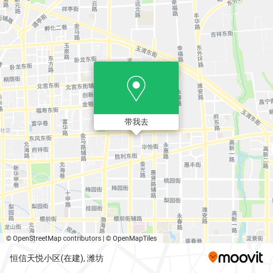恒信天悦小区(在建)地图