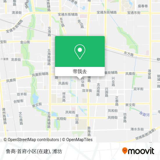 鲁商·首府小区(在建)地图