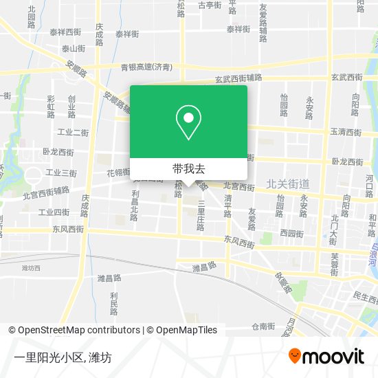 一里阳光小区地图