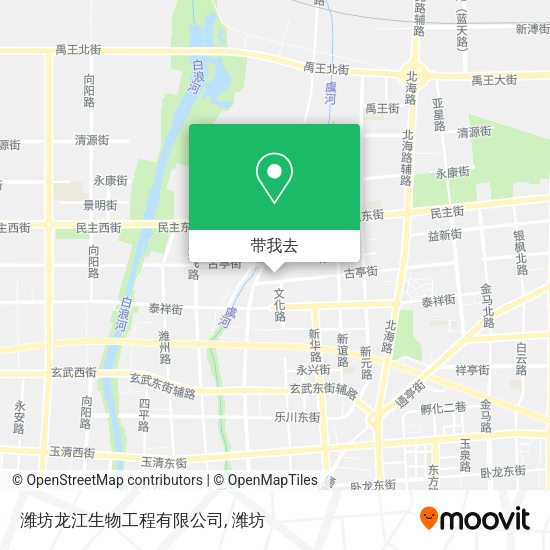 潍坊龙江生物工程有限公司地图