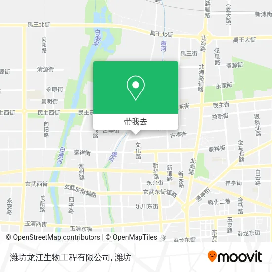潍坊龙江生物工程有限公司地图
