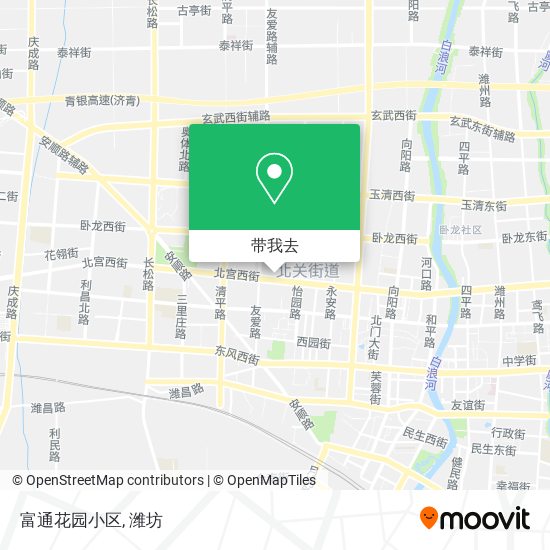 富通花园小区地图