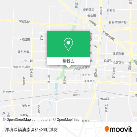 潍坊瑞福油脂调料公司地图
