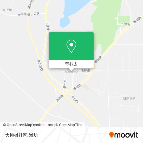 大柳树社区地图