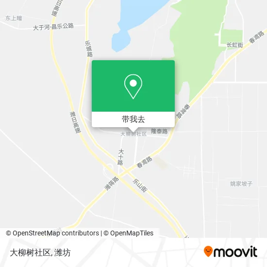 大柳树社区地图