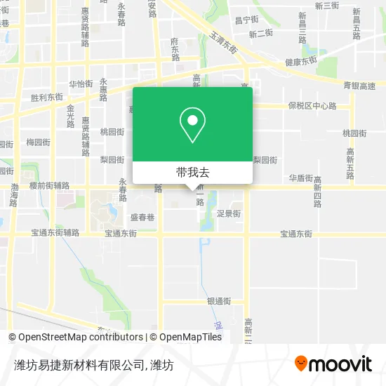潍坊易捷新材料有限公司地图