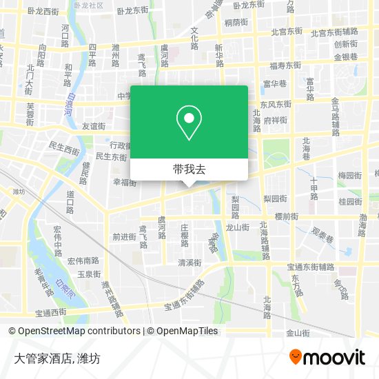 大管家酒店地图