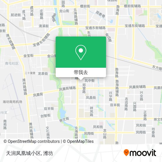 天润凤凰城小区地图