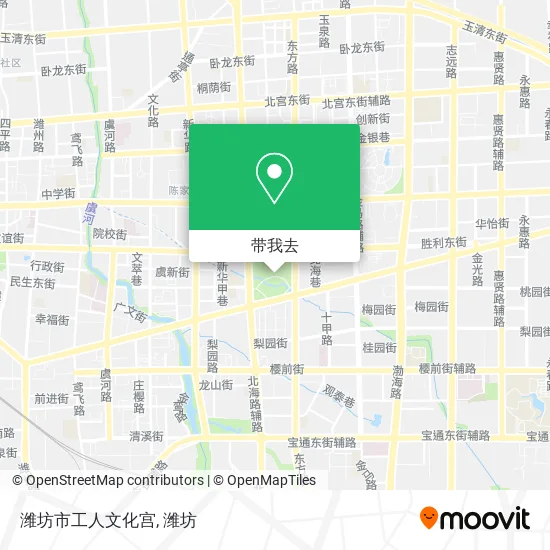 潍坊市工人文化宫地图