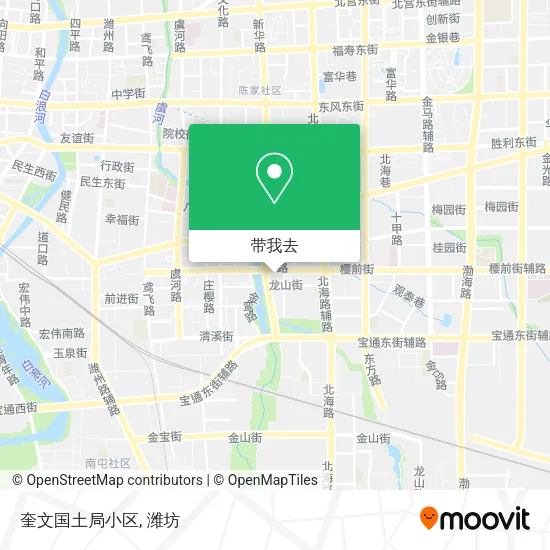 奎文国土局小区地图