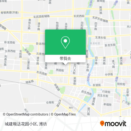 城建顺达花园小区地图