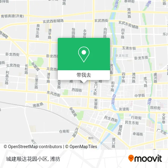 城建顺达花园小区地图
