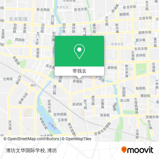 潍坊文华国际学校地图