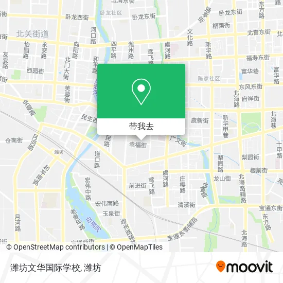 潍坊文华国际学校地图