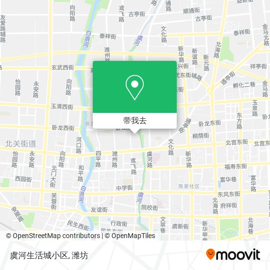 虞河生活城小区地图