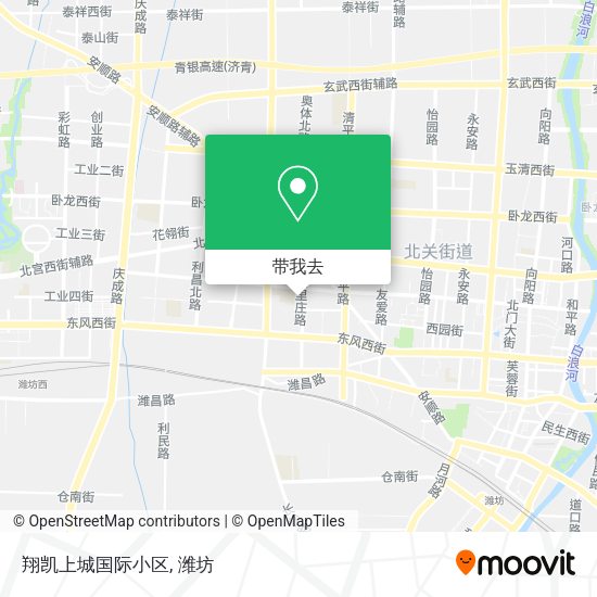 翔凯上城国际小区地图