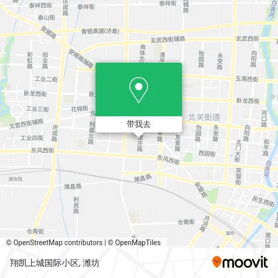 翔凯上城国际小区地图