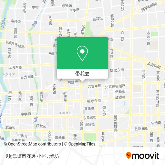 顺海城市花园小区地图