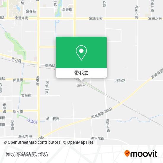 潍坊东站站房地图