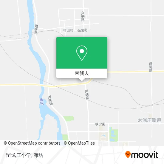 留戈庄小学地图
