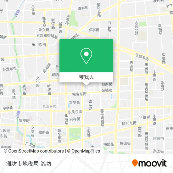 潍坊市地税局地图