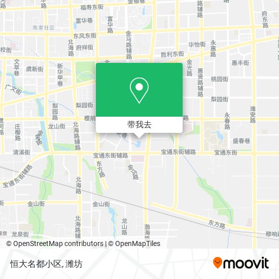 恒大名都小区地图