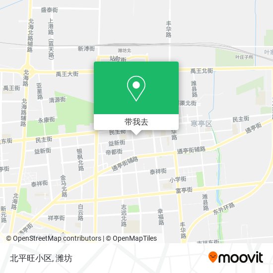 北平旺小区地图