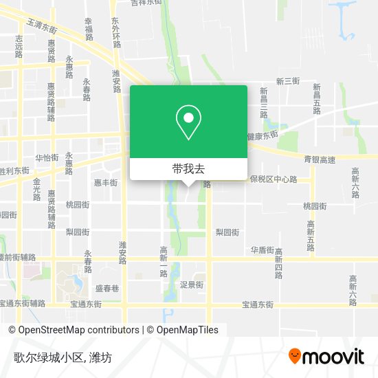 歌尔绿城小区地图