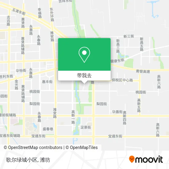歌尔绿城小区地图