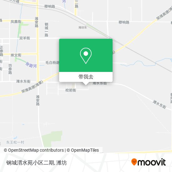 钢城渭水苑小区二期地图