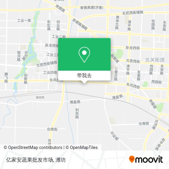 亿家安蔬果批发市场地图